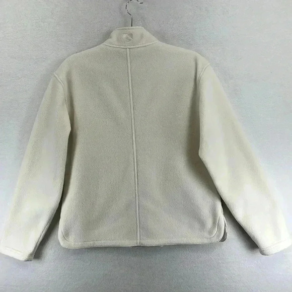 Storm Creek Women's Fleece Jacket Size Large Cream Full Front Zip - Picture 6 of 11